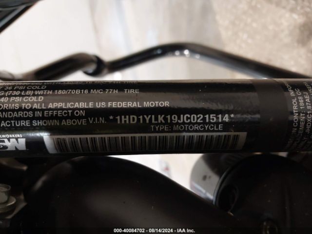 2018 HARLEY-DAVIDSON FXFBS 1HD1YLK19JC021514 Photo 9