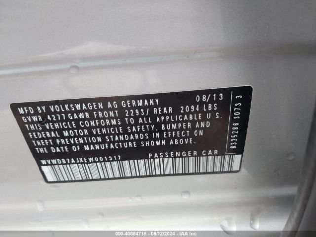WVWDB7AJXEW001317 Volkswagen Golf 2.5l