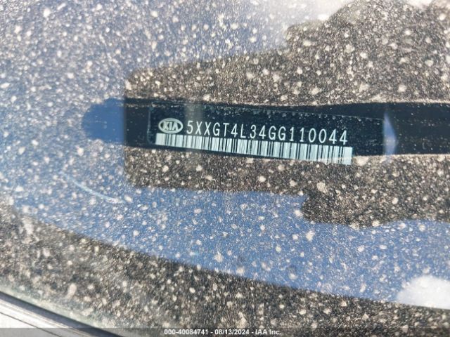 5XXGT4L34GG110044 KIA Optima Lx
