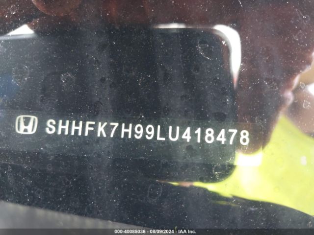 SHHFK7H99LU418478 Honda Civic Sport Touring