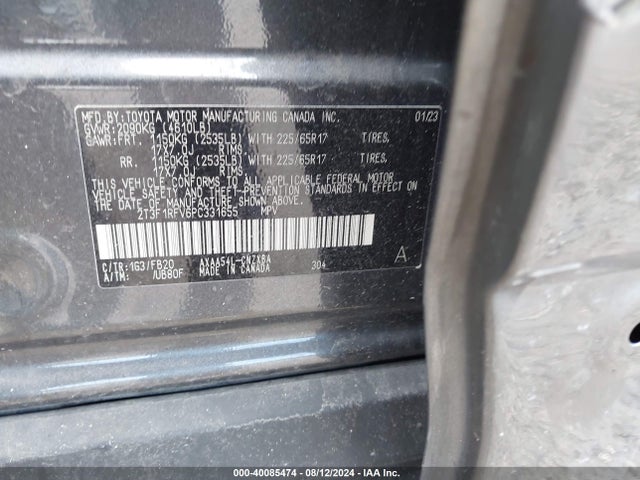 Toyota RAV4 LE 2023 2T3F1RFV6PC331655 Image 9