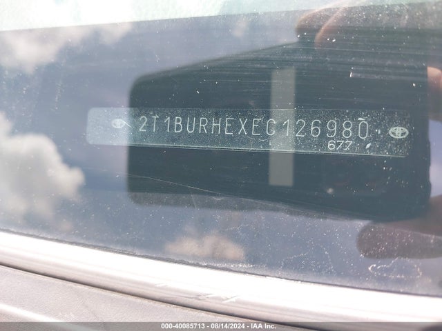 Toyota COROLLA LE 2014 2T1BURHEXEC126980 Image 9