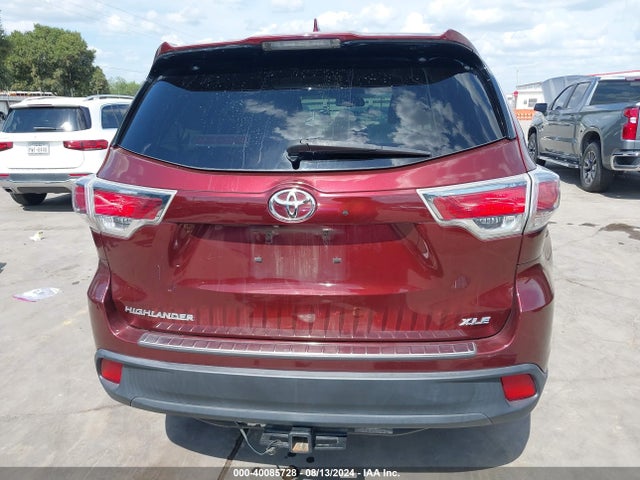 Toyota Highlander Xle V6 2015 5TDKKRFH9FS080828 Image 17