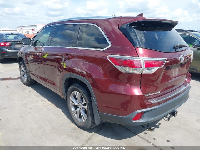 Toyota Highlander Xle V6 2015 5TDKKRFH9FS080828 Image 3
