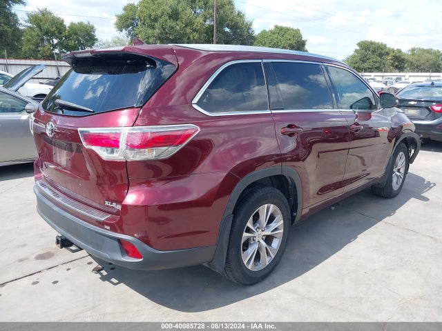 Toyota Highlander Xle V6 2015 5TDKKRFH9FS080828 Image 4