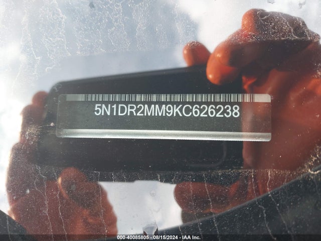 Nissan Pathfinder Sl 2019 5N1DR2MM9KC626238 Image 9