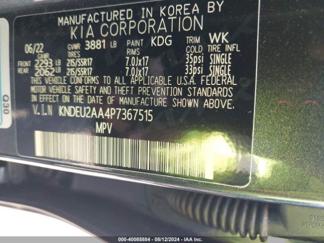 KNDEU2AA4P7367515 KIA SELTOS S