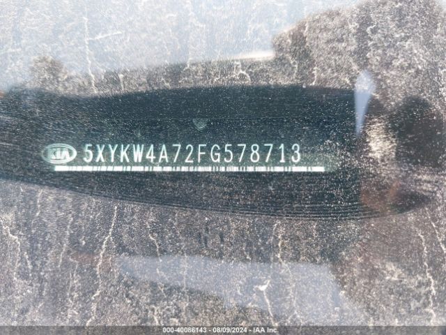 5XYKW4A72FG578713 KIA Sorento Sx V6