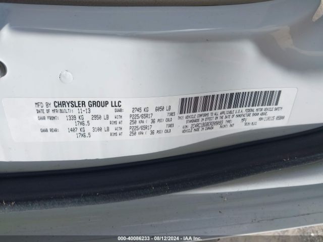 2C4RC1BG8ER209093 Chrysler Town & Country Touring