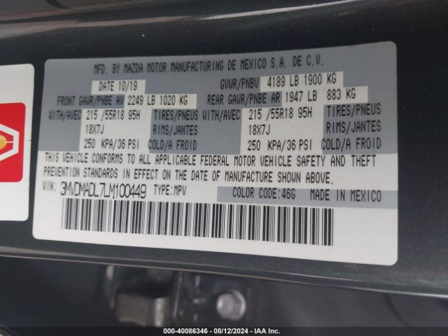 3MVDMADL7LM100449 Mazda Cx-30 Preferred Package