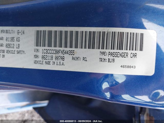 1C3CCCCB0FN544355 Chrysler 200 C