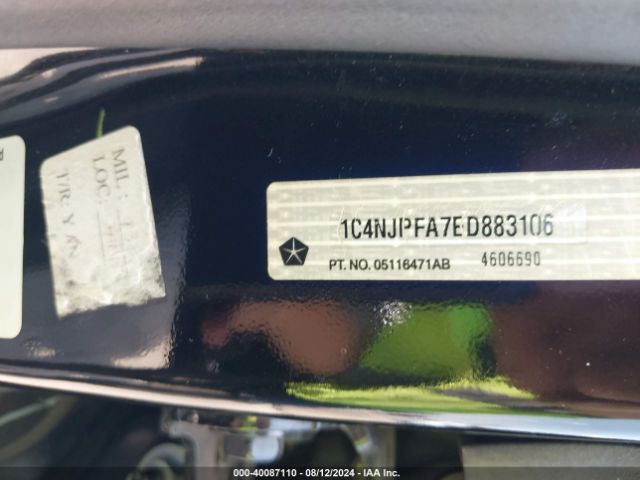 1C4NJPFA7ED883106 Jeep Patriot Latitude