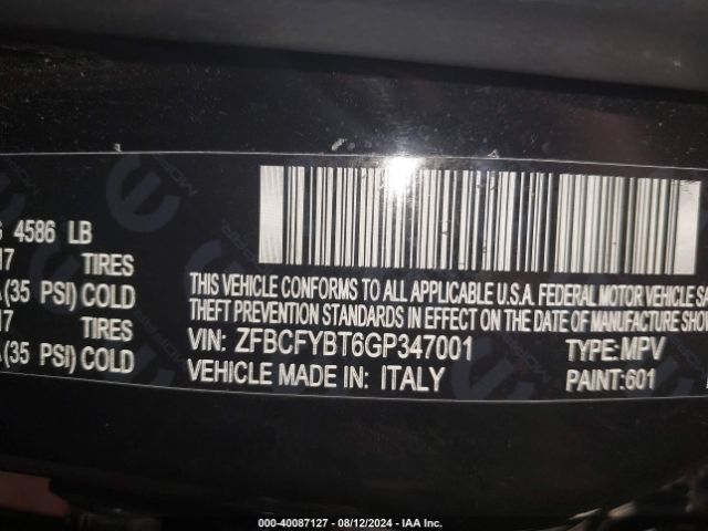 ZFBCFYBT6GP347001 Fiat 500x Easy