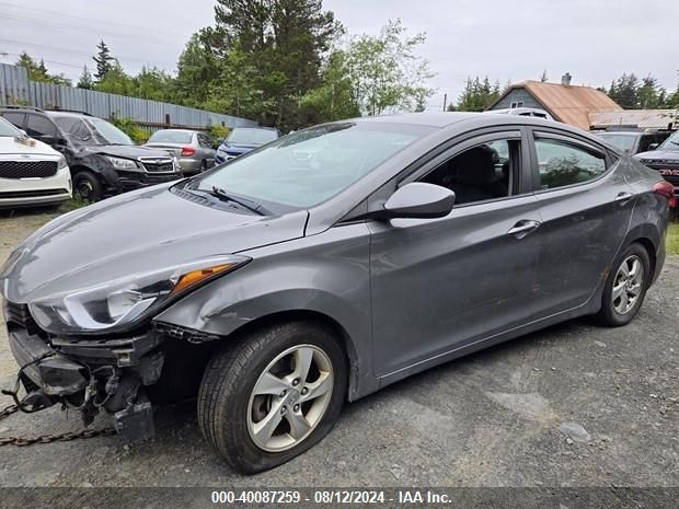 5NPDH4AE2EH524160 Hyundai ELANTRA SE