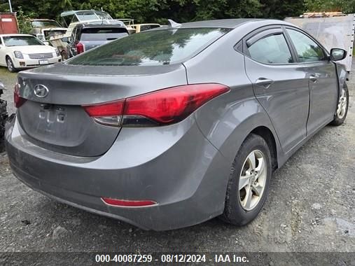 5NPDH4AE2EH524160 Hyundai ELANTRA SE