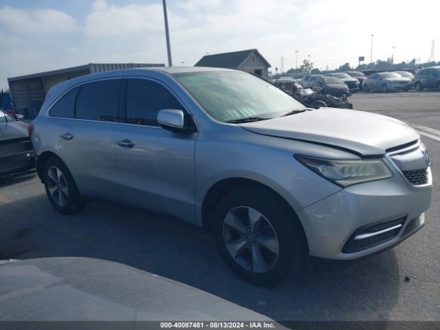 5FRYD3H21FB011712 Acura MDX