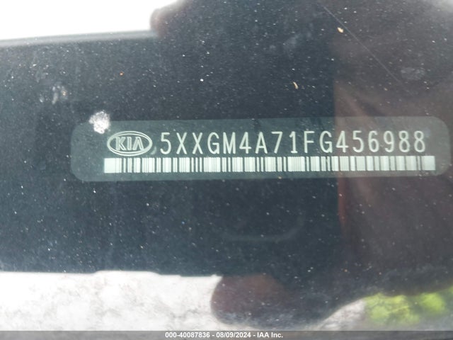 KIA Optima Lx 2015 5XXGM4A71FG456988 Image 9