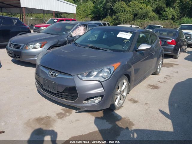 KMHTC6ADXEU188658 Hyundai Veloster Base W/black
