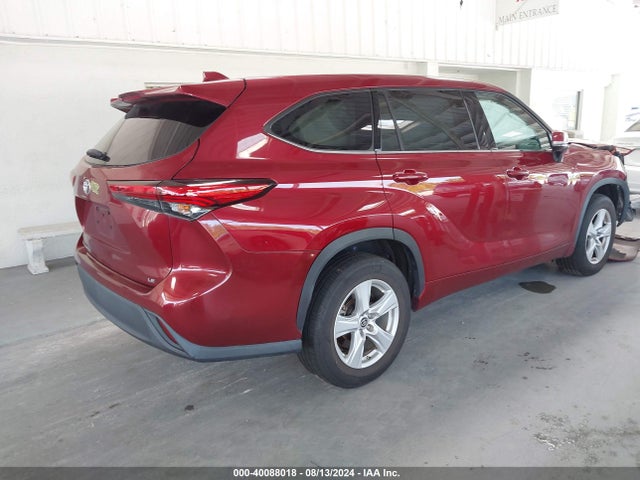Toyota Highlander Le 2020 5TDZZRAHXLS506586 Image 4