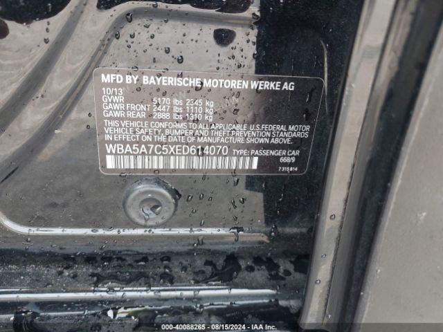 WBA5A7C5XED614070 BMW 528i Xdrive