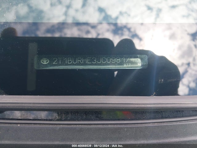 Toyota COROLLA SE 2018 2T1BURHE3JC098174 Image 9