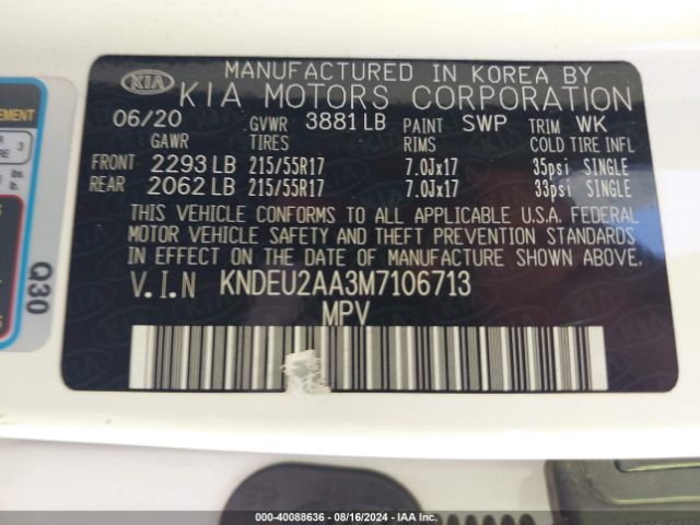 KNDEU2AA3M7106713 KIA SELTOS S