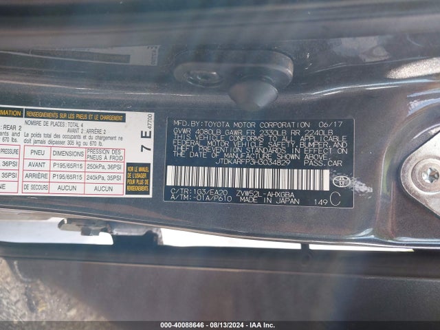 JTDKARFP3H3034829 Toyota Prius Prime Advanced
