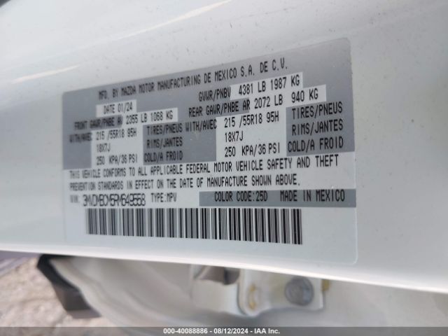 3MVDMBCM5RM649558 Mazda Cx-30 2.5 S Preferred Package