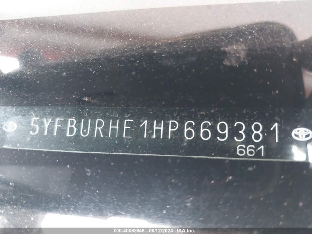 Toyota COROLLA LE 2017 5YFBURHE1HP669381 Image 20