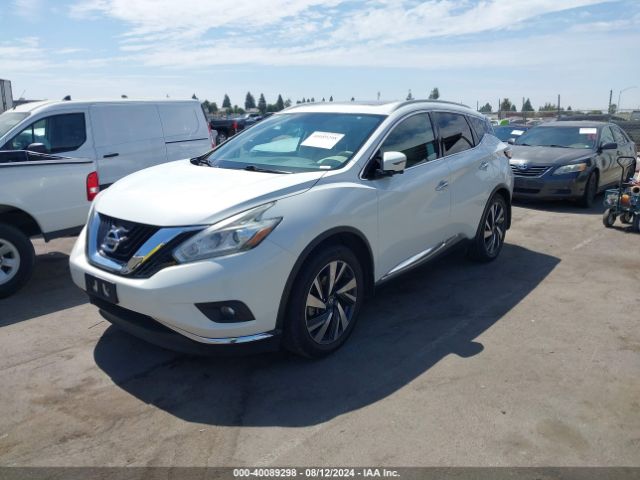 5N1AZ2MG8JN101526 Nissan Murano Platinum