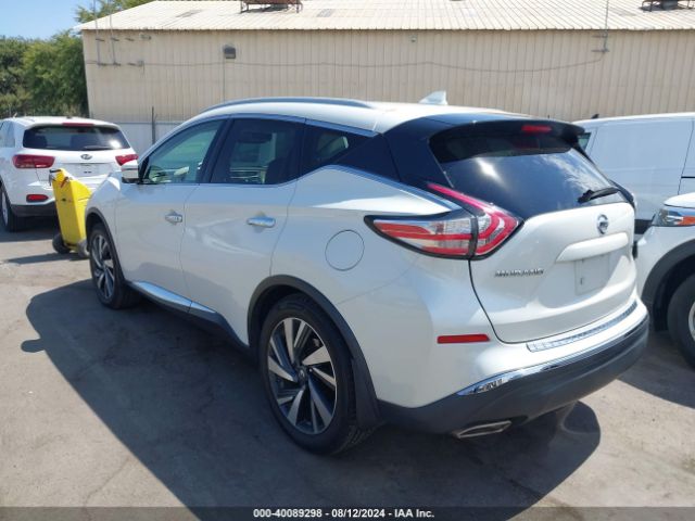 5N1AZ2MG8JN101526 Nissan Murano Platinum