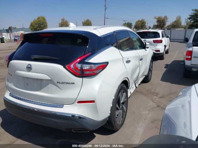 5N1AZ2MG8JN101526 Nissan Murano Platinum