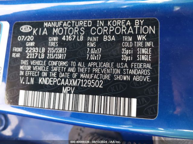 KNDEPCAAXM7129502 KIA Seltos Lx