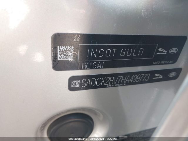 2017 JAGUAR F-PACE SADCK2BV7HA499773 Photo 8