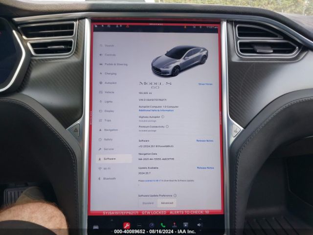 5YJSA1S17EFP62171 Tesla MODEL S