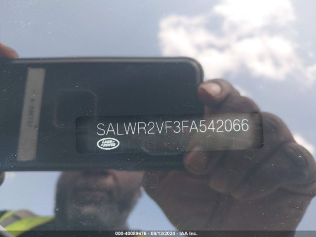 SALWR2VF3FA542066 Land Rover Range Rover Sport 3.0l V6 Supercharged Hse