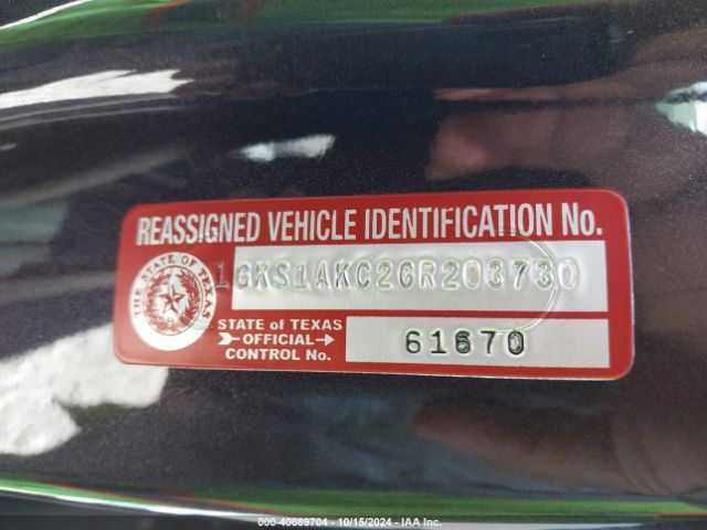 1GKS1AKC2GR203730 GMC YUKON SLE