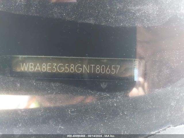 WBA8E3G58GNT80657 BMW 328i Xdrive