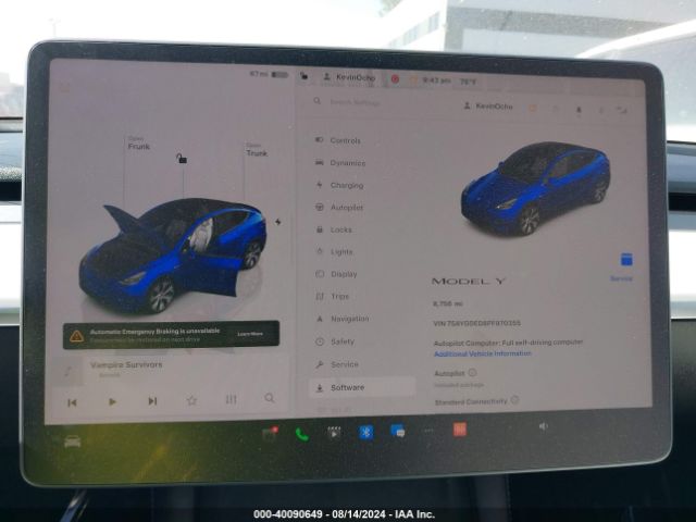 7SAYGDED8PF970355 Tesla Model Y Rwd
