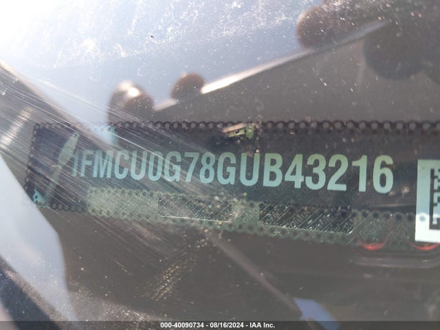 Ford ESCAPE SE 2016 1FMCU0G78GUB43216 Image 9