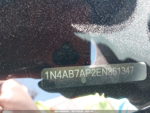 Nissan SENTRA SV 2014 1N4AB7AP2EN851347 Image 9