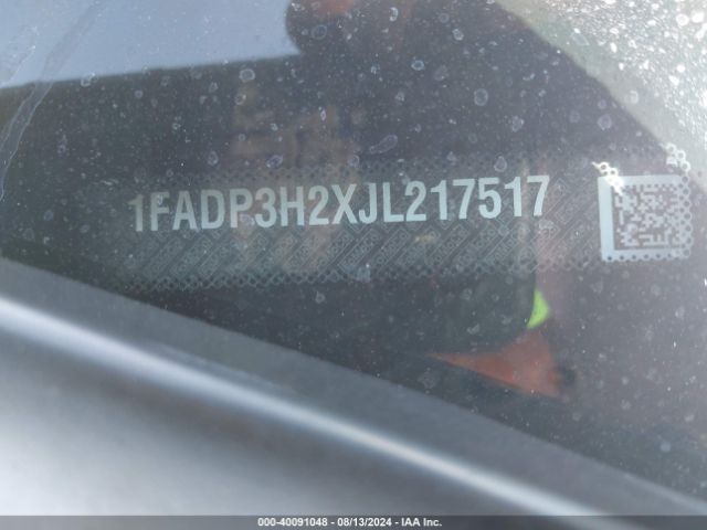 1FADP3H2XJL217517 Ford FOCUS SEL