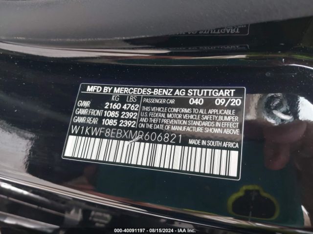 W1KWF8EBXMR606821 Mercedes-Benz C 300 4matic