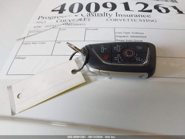 1G1YC3D44M5100435 Chevrolet Corvette Stingray Rwd  3lt