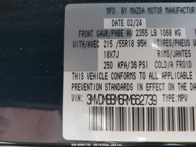 Mazda Cx-30 2.5 S Select Sport 2024 3MVDMBBM6RM662739 Image 9