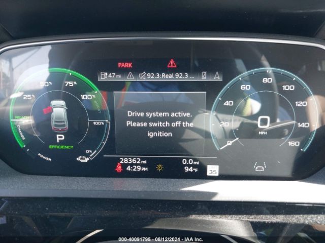 WA12AAGE4PB022119 Audi E-tron Sportback Premium Plus S Line Quattro