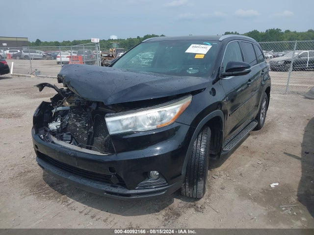 Toyota Highlander Xle V6 2015 5TDJKRFH5FS183241 Image 2
