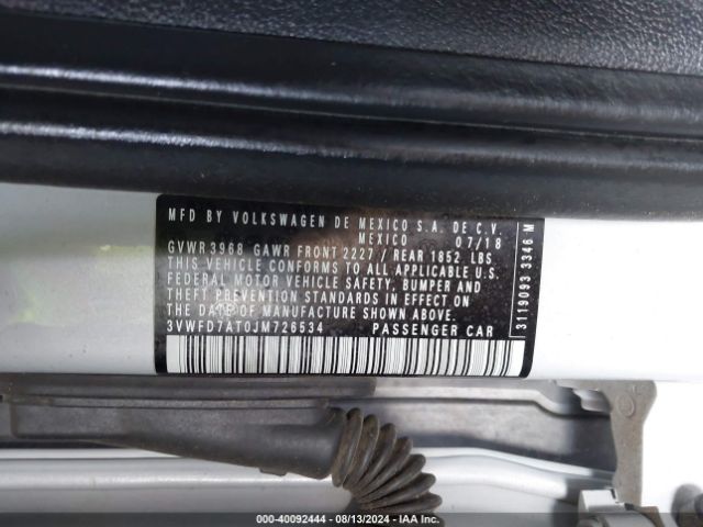 3VWFD7AT0JM726534 Volkswagen Beetle 2.0t Coast/2.0t S