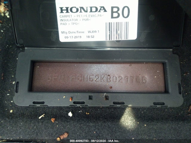 Honda Passport Ex-l 2019 5FNYF8H52KB029746 Image 9