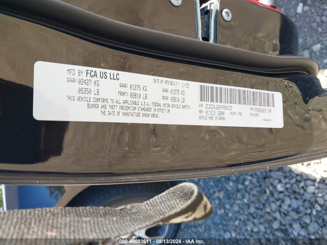 Dodge Charger Sxt 2015 2C3CDXJG2FH760123 Image 9